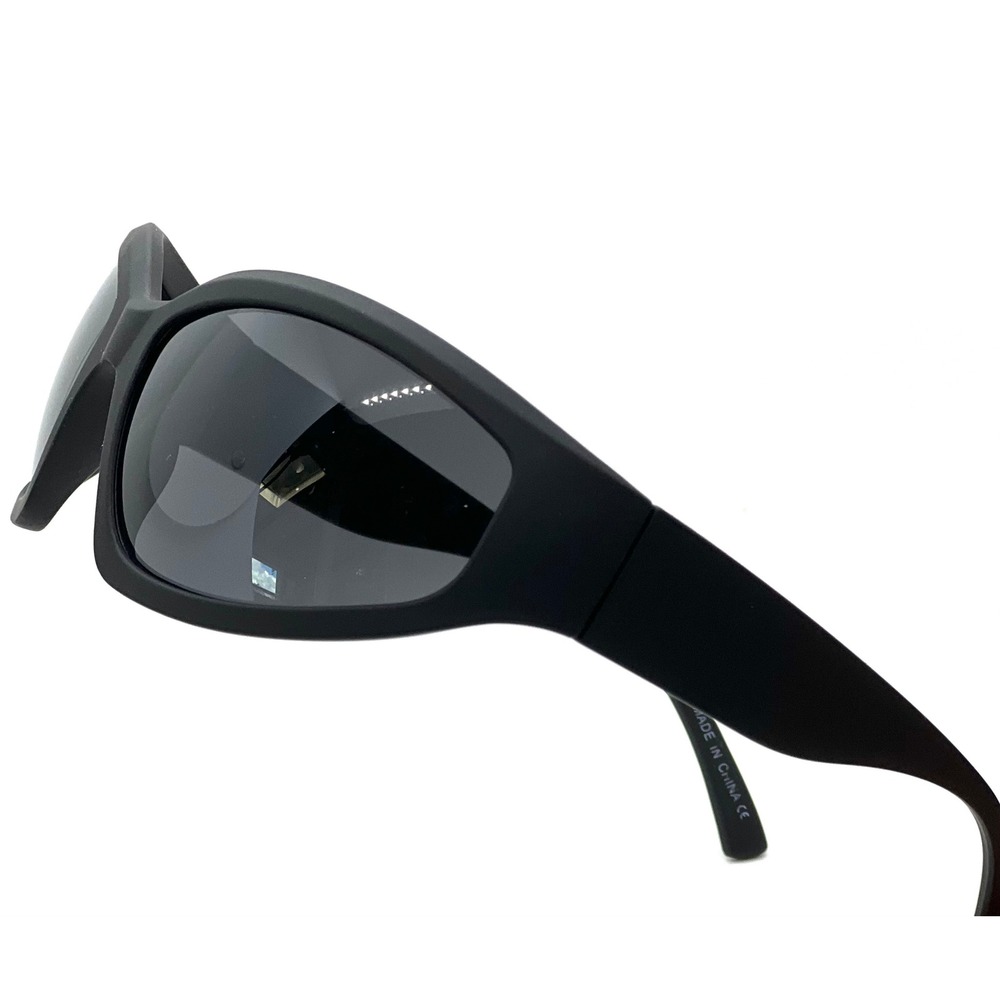 Women Men Sunglasses Fashion Oversized Sports Retro Black Frame Confortuble‎ New